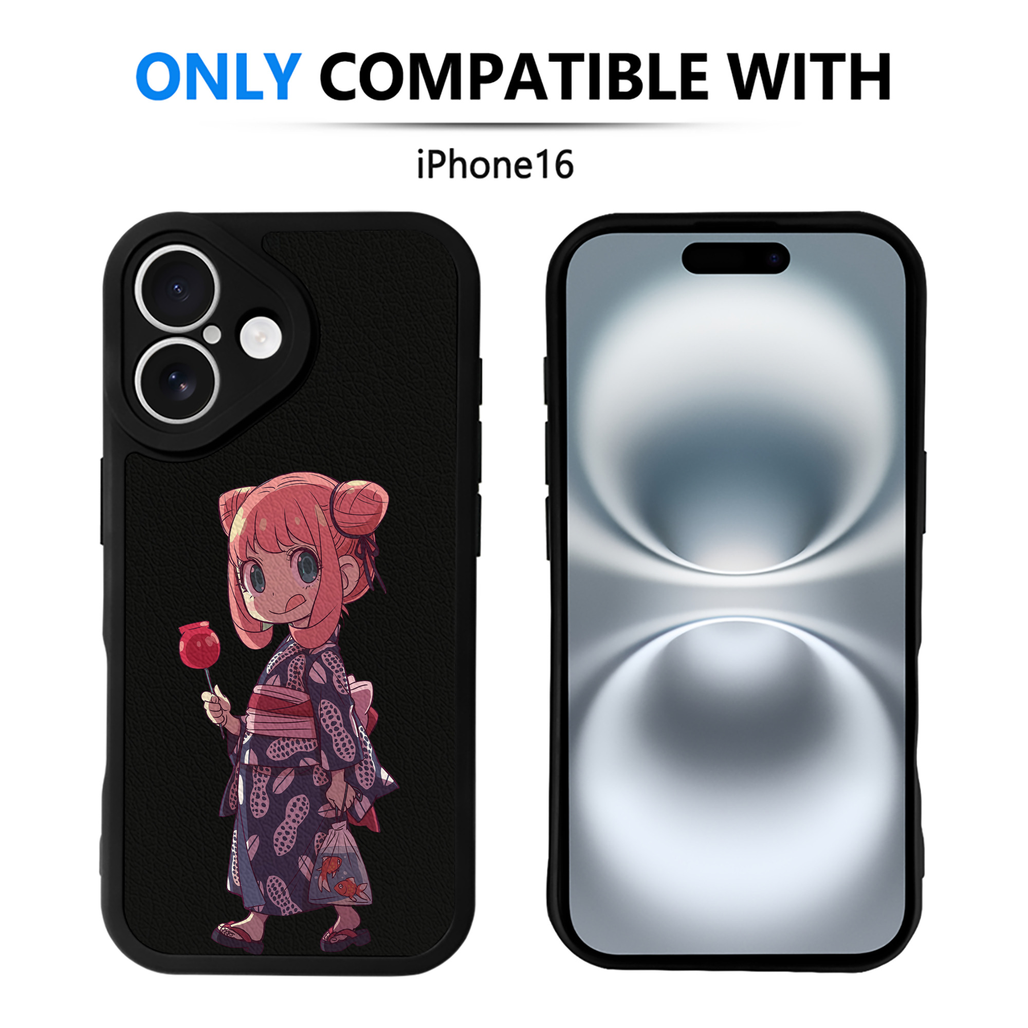 （画像用） SPY×FAMILY间谍家家酒 【iPhone 16シリーズ対応】シリコンスマホケース（レザー調） 材質：シリコン